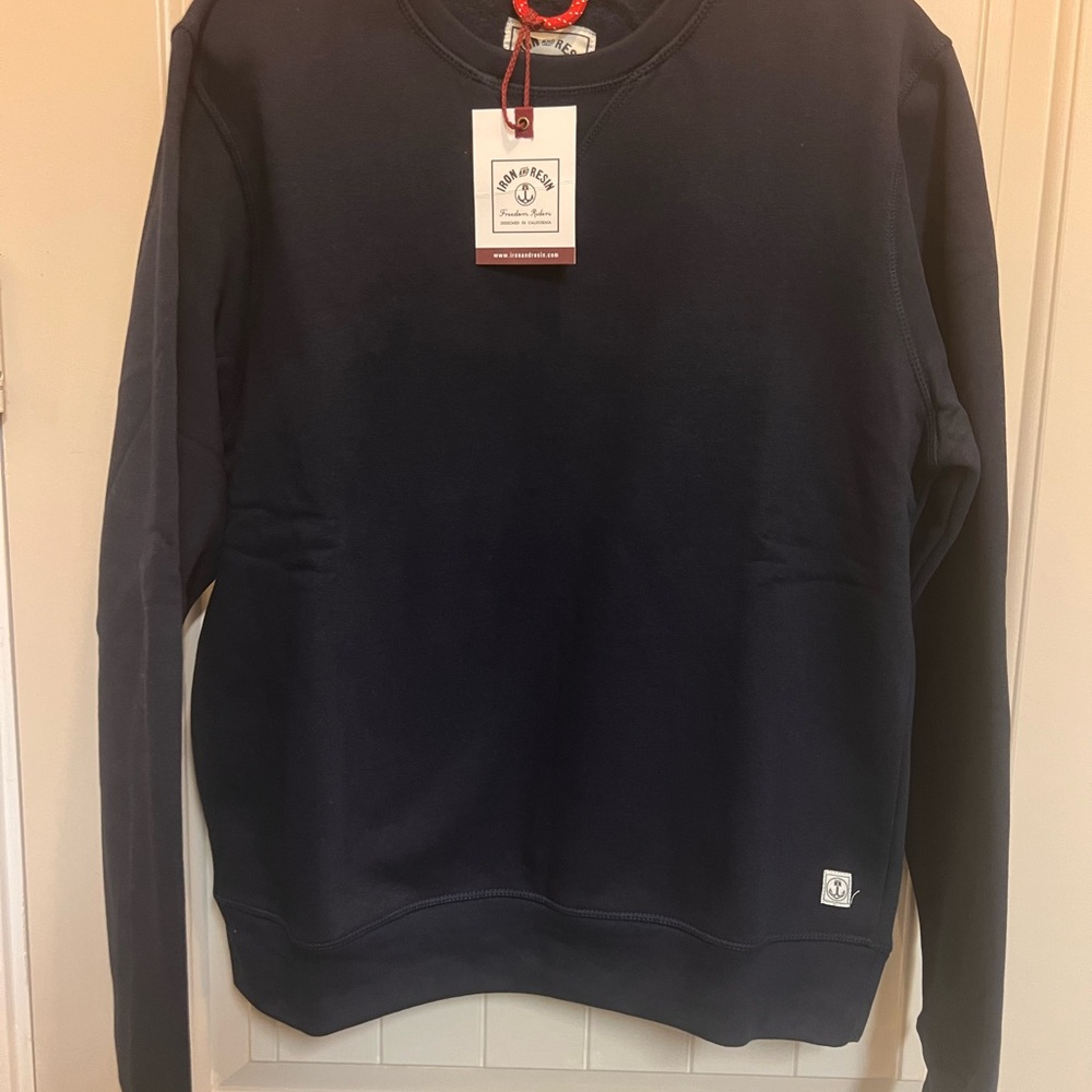 Iron & Resin Navy Libertad Crewneck Sweatshirt